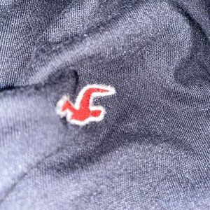 White and Black Hollister V-necks